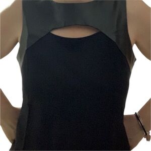 Gorgeous keyhole Faux Leather Top by Lisette L Siz…